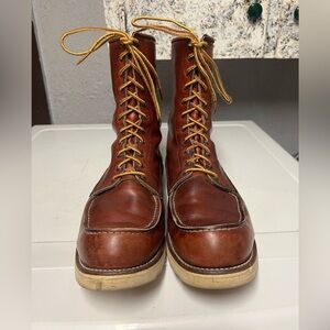 Vtg 80s, 90s Irish Setter Moc Toe Boots #877 Oro Russet Size 11.5 D Green Tag!!